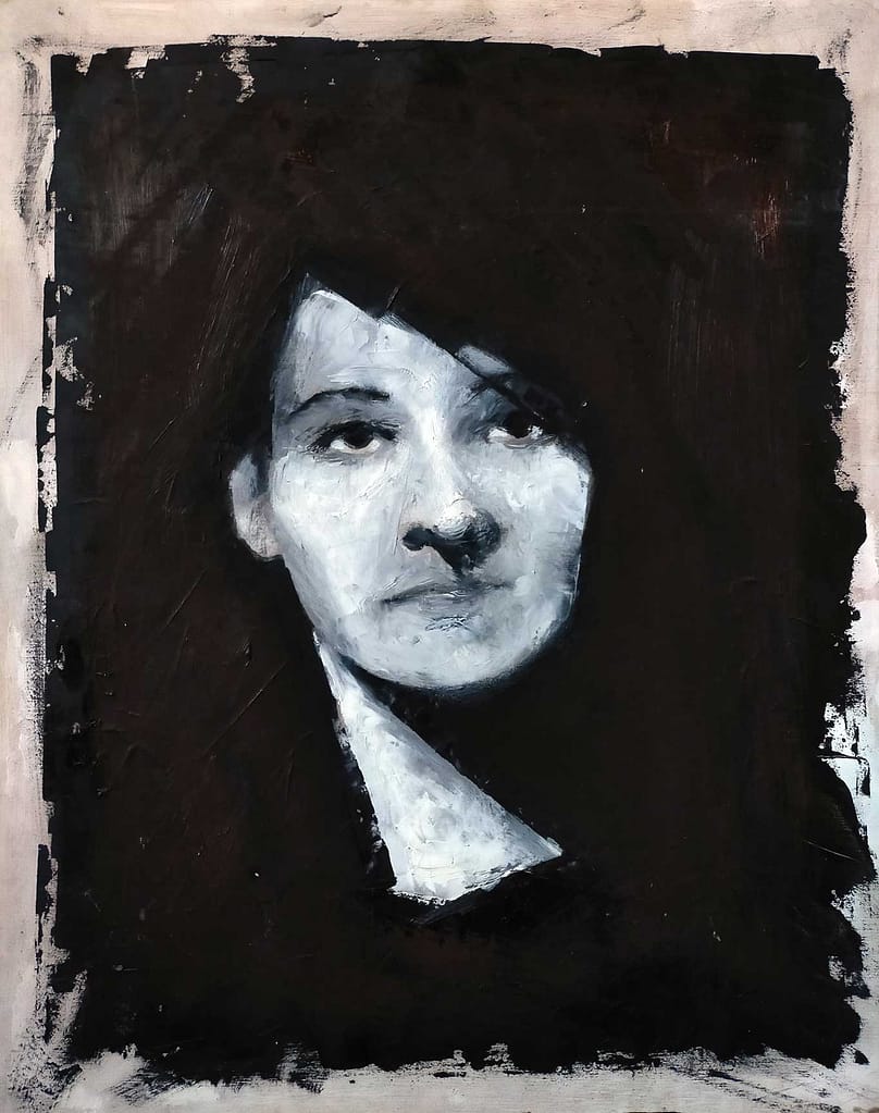 Self portrait 2015
Denise Gemin

olio su carta | oil on paper