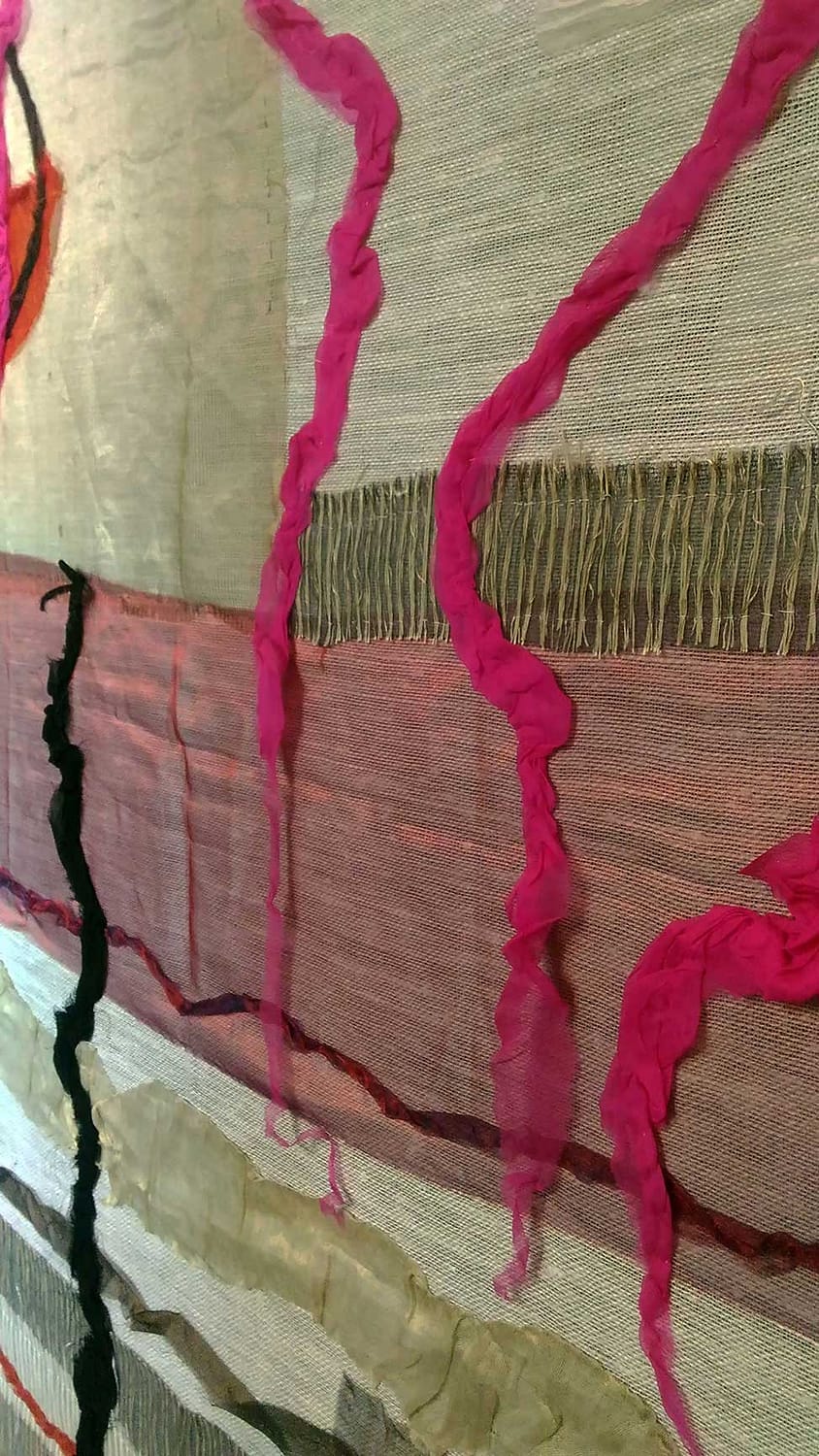 Frame-Fabric-100x125-Textile art Denise Gemin
detail01